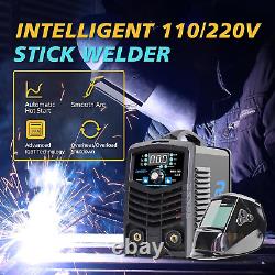 110/220V Portable ARC Welder 160Amp DC IGBT Inverter Stick MMA Welder Machine, Du