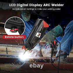 20-250Amp Portable ARC Welder Hand Held Welder Machine, LCD Display/Igbt Inverte