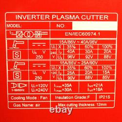 40 Amp Plasma Welder Welding IGBT Air Inverter Cutter Cutting 12mm Thickness