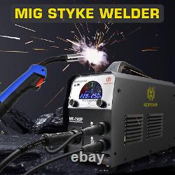 4 in 1 Aluminum Mig Welder 110V 220V Inverter 250Amp MMA TIG MIG Welding Machine
