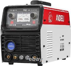 AC/DC TIG-250PRO LCD Cold/Tig/Stick 3 in 1 Multiprocess 200AMP