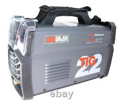 Arc Union Tig 22 220 Amp Dual Voltage DC 2-in-1 Combo stick and tig Welder