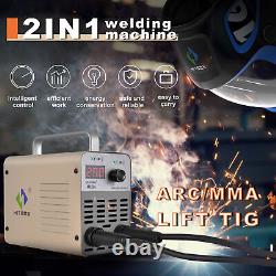 HITBOX IGBT Inverter Welding Machine 200Amp MMA ARC LIFT TIG Welder WithTig Torch
