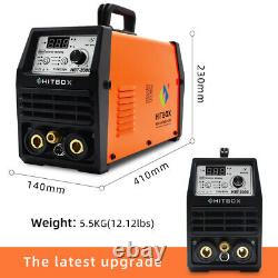 HITBOX TIG Welder 110V 220V 200Amp Inverter ARC TIG Gas Gasless Welding Machine