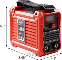 S250Amp ARC MMA Mini Welding Machine 110V, Portable DC Inverter Welder 20-250Amp