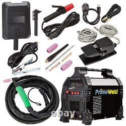 Tig/Stick TIG200-DC Welder 200Amp with Pedal Inverter Power Welding for Stainles