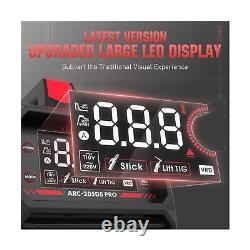 YESWELDER Stick Welder 205Amp Large LED Display Digital Inverter IGBT Welding